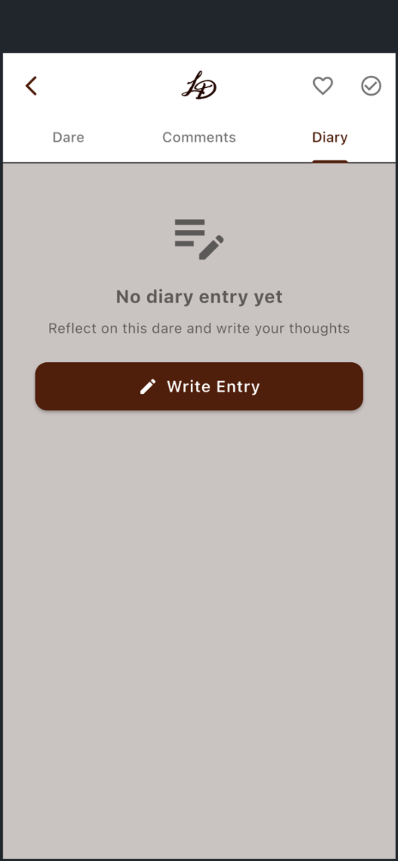 The Love Dare App screen 8